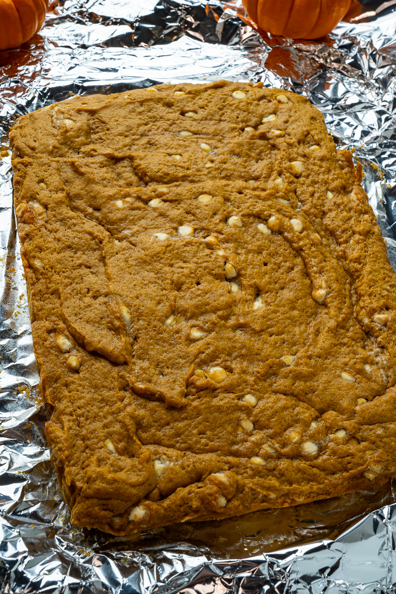 Pumpkin Blondies Pumpkin Blondies