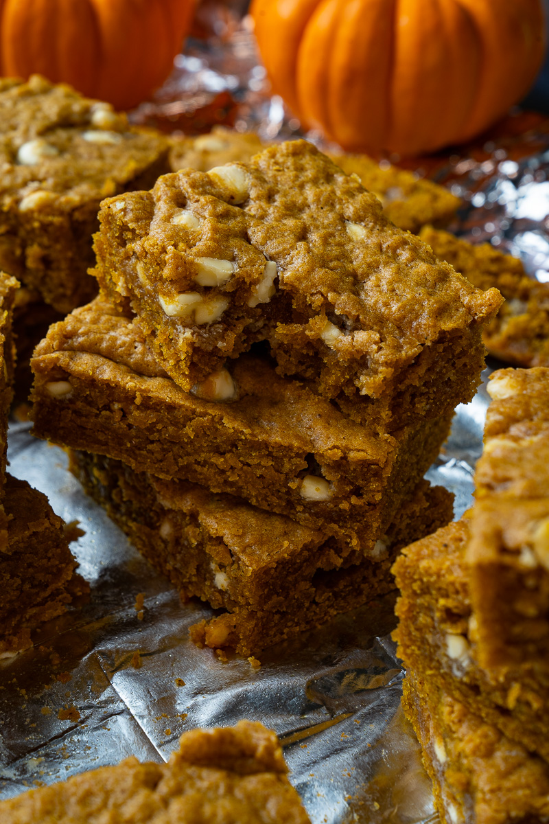 Pumpkin Blondies Pumpkin Blondies