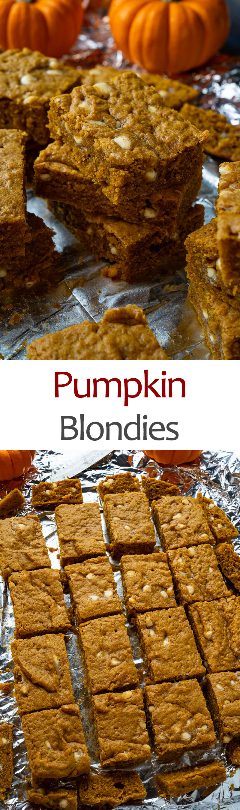 Pumpkin Blondies Pumpkin Blondies