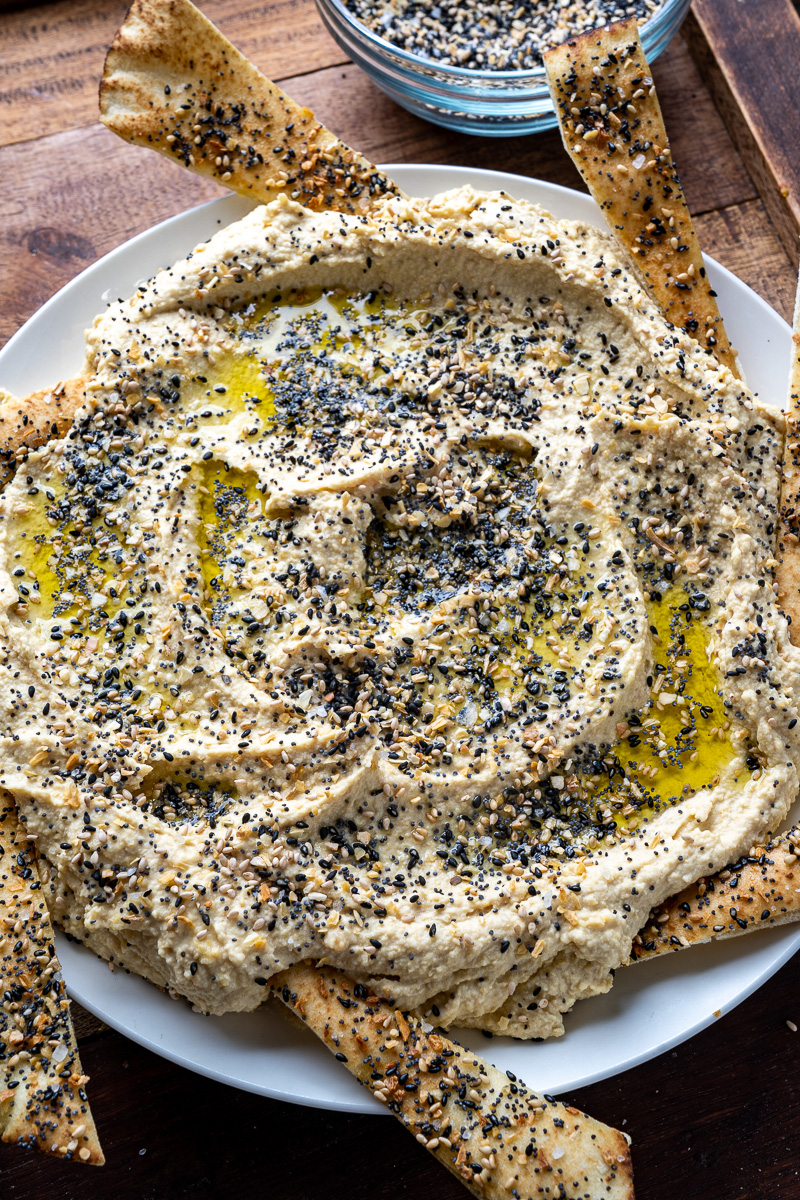 Everything Bagel Hummus Everything Bagel Hummus