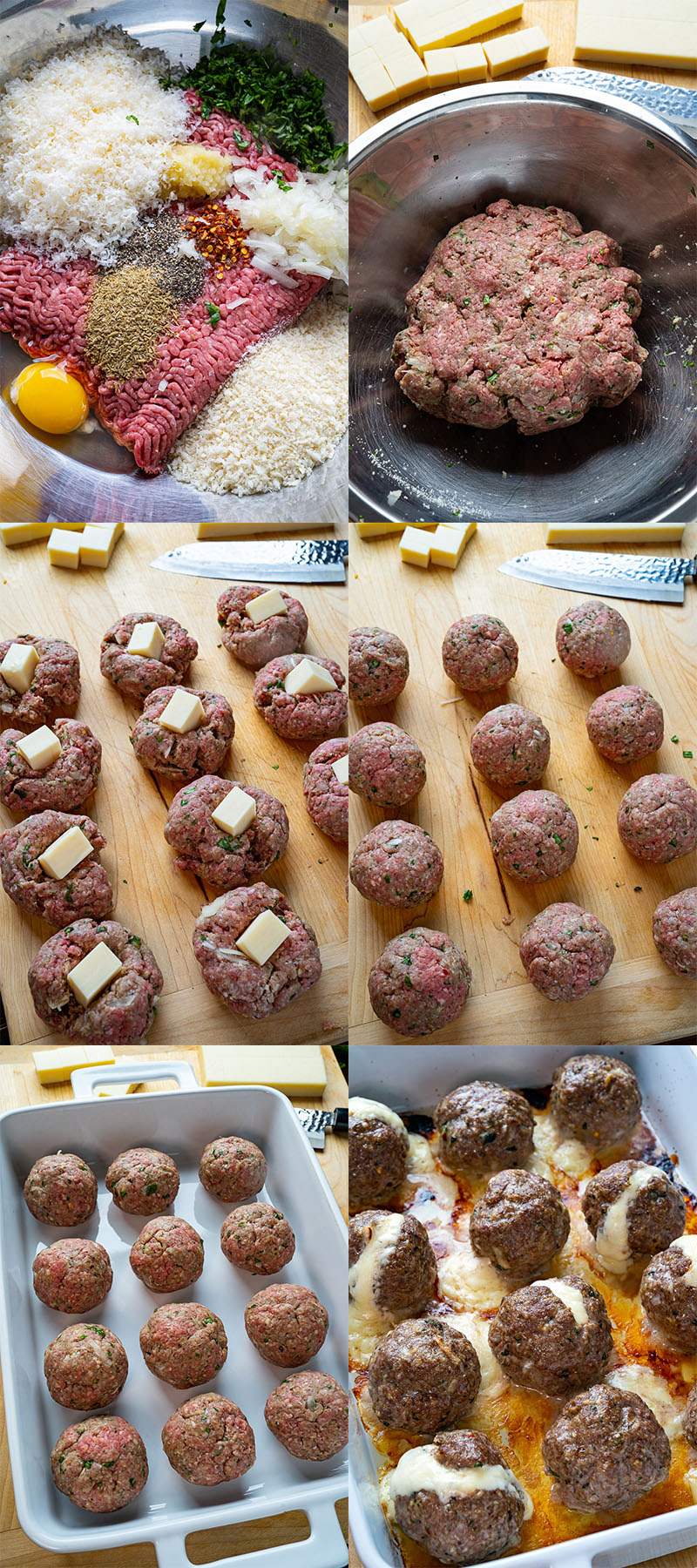 Giant Mozzarella Stuffed Meatballs Giant Mozzarella Stuffed Meatballs