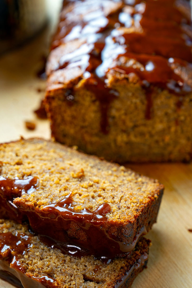 Caramel Banana Bread