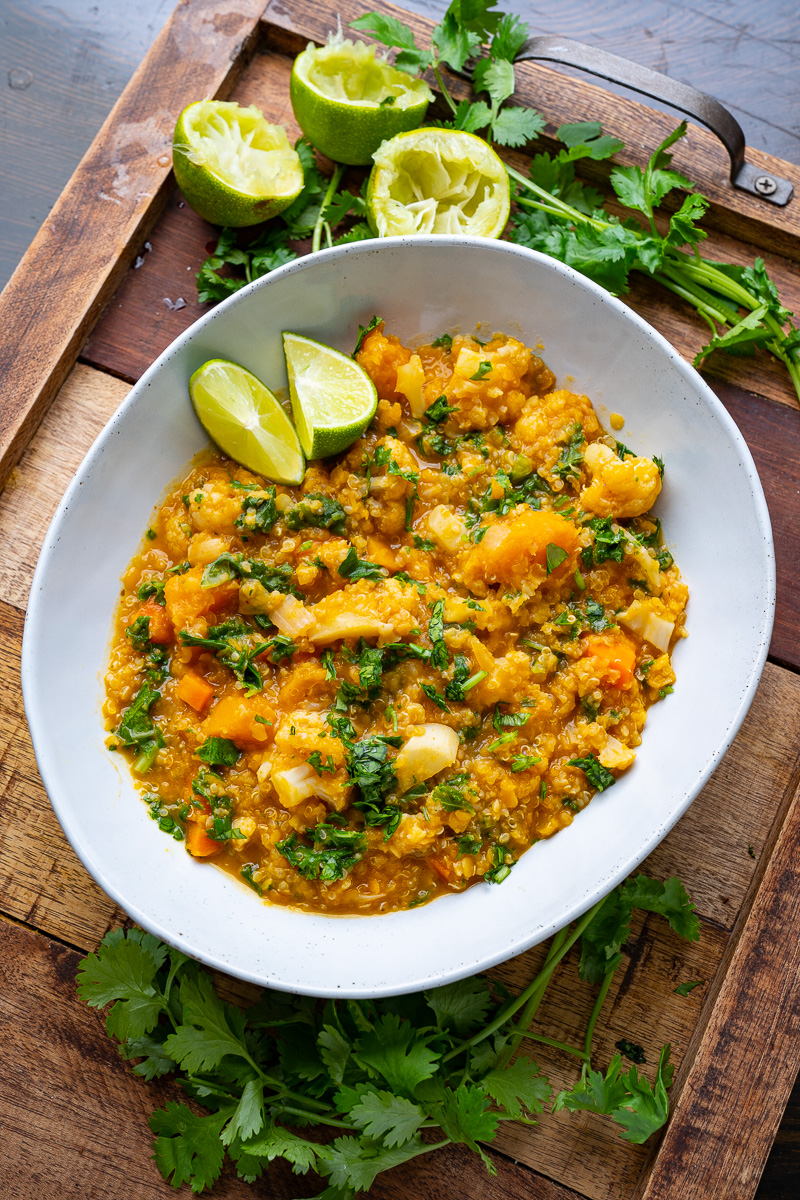 Cauliflower and Butternut Quinoa Curry Cauliflower and Butternut Quinoa Curry