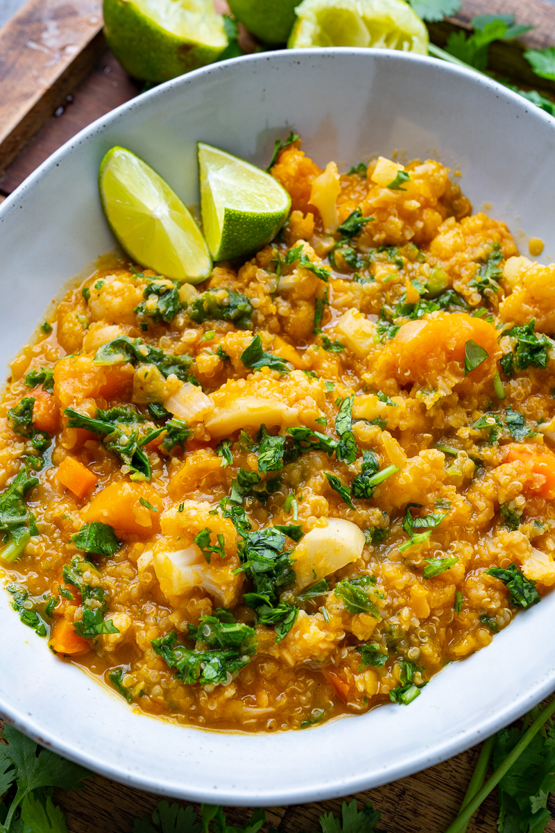 Cauliflower and Butternut Quinoa Curry Cauliflower and Butternut Quinoa Curry