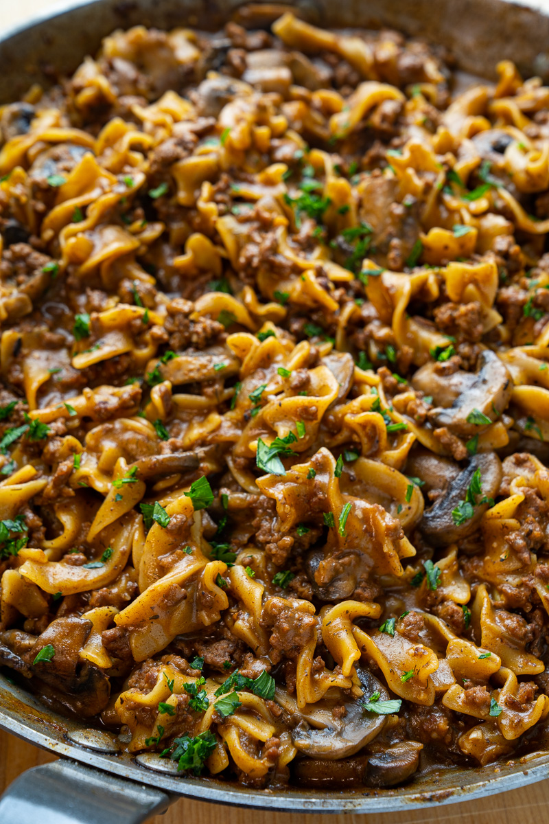 One-pan Beef Stroganoff One-pan Beef Stroganoff