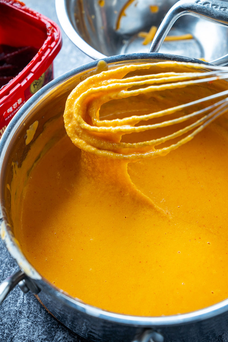 Gochujang Nacho Cheese Sauce Gochujang Nacho Cheese Sauce