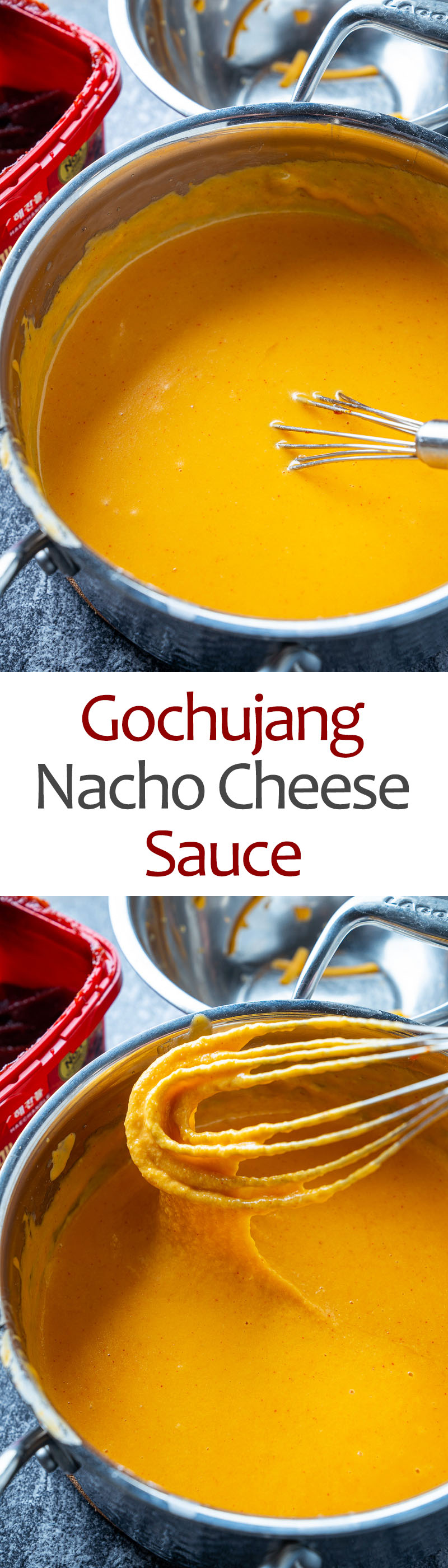 Gochujang Nacho Cheese Sauce Gochujang Nacho Cheese Sauce