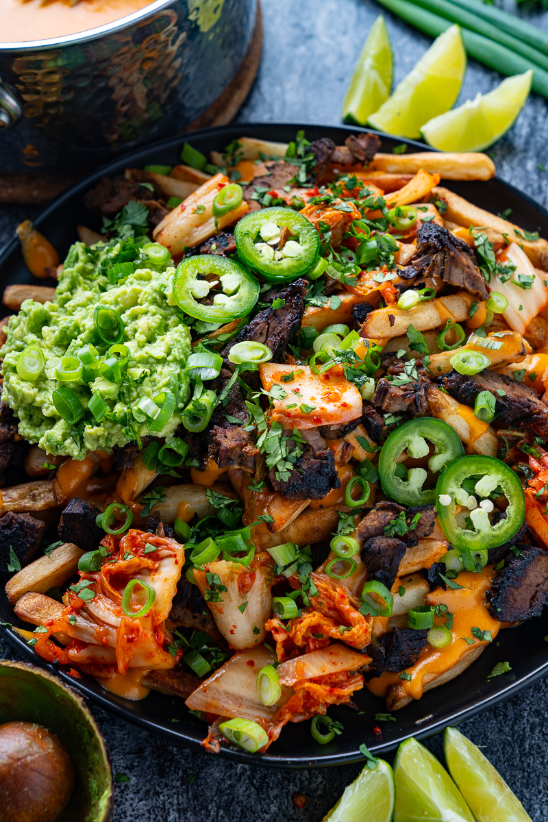 Korean Steak Nacho Cheese Fries