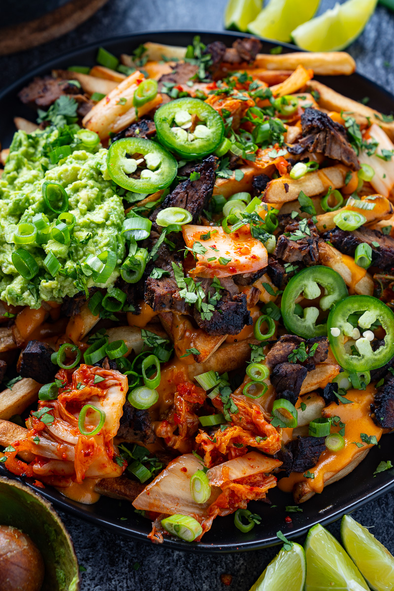 Korean Steak Nacho Cheese Fries
