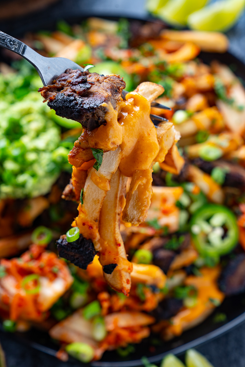 Korean Steak Nacho Cheese Fries Korean Steak Nacho Cheese Fries