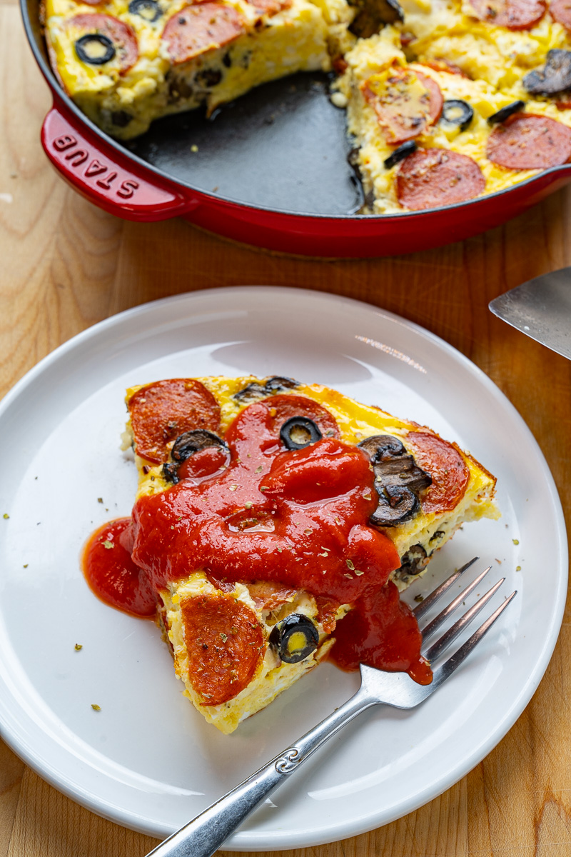 Pepperoni Pizza Egg Casserole Pepperoni Pizza Egg Casserole