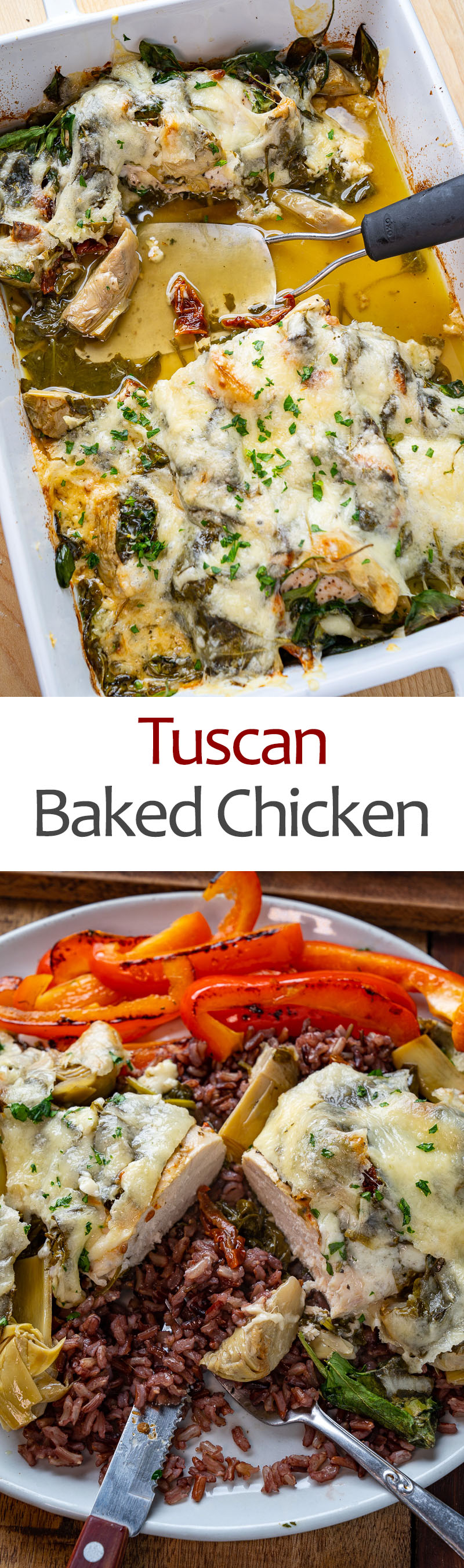 Tuscan Baked Chicken Tuscan Baked Chicken