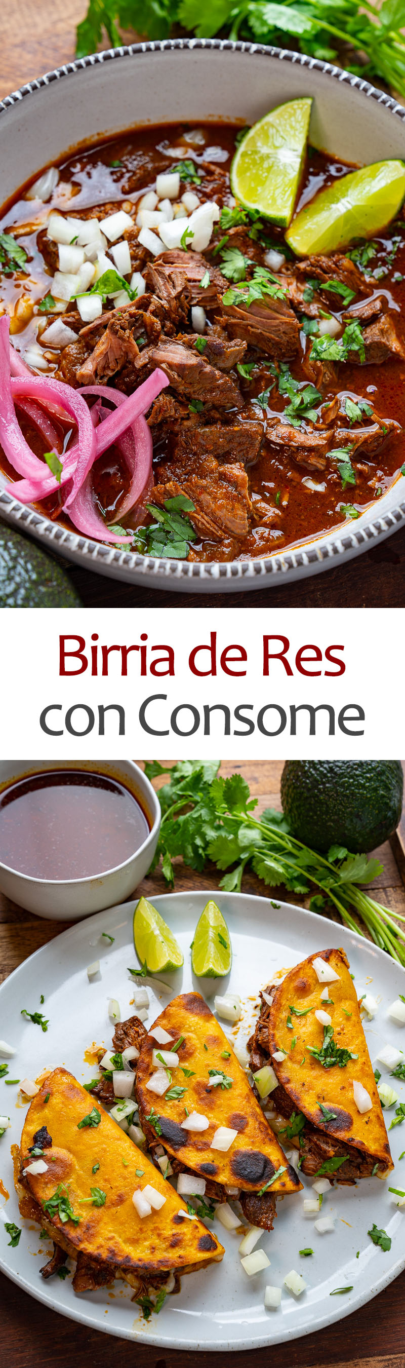 Birria de Res con Consome Birria de Res con Consommé