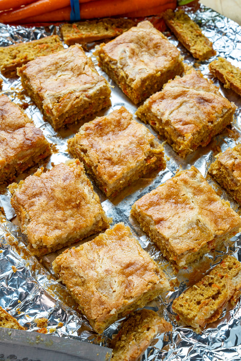 Carrot Cake Cheesecake Bars Carrot Cake Cheesecake Bars