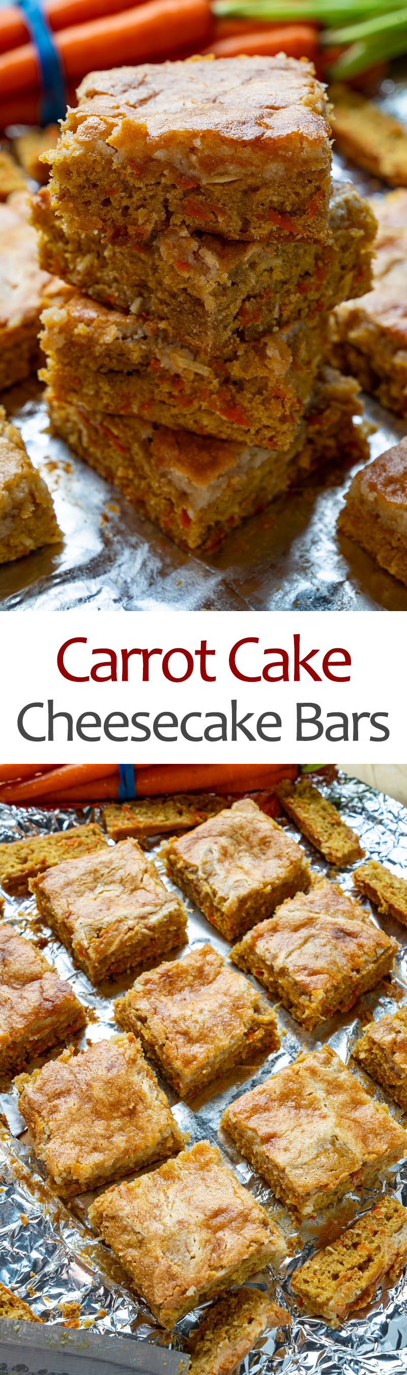 Carrot Cake Cheesecake Bars Carrot Cake Cheesecake Bars