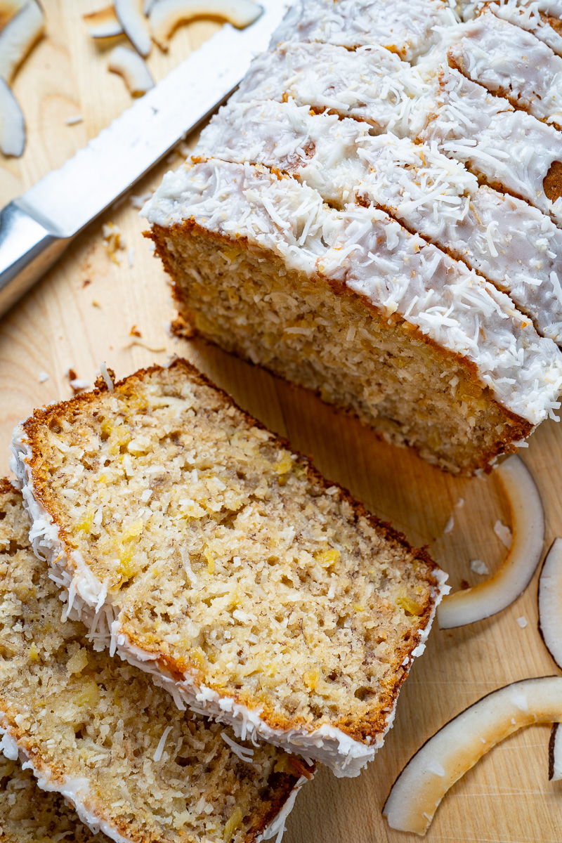 Coconut Pineapple Banana Bread