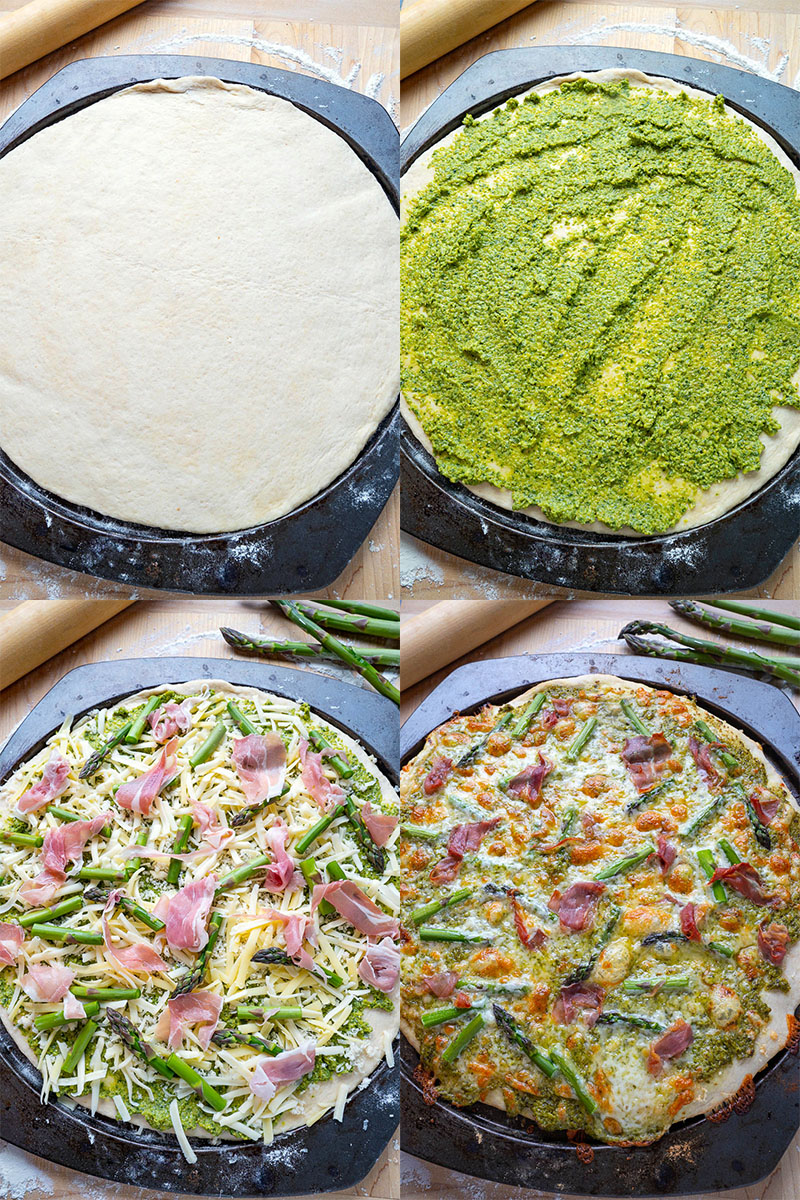Asparagus Pizza Asparagus Pizza