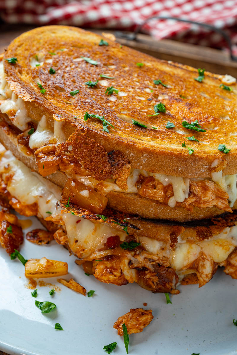 BBQ Chicken Grilled Cheese BBQ Chicken Grilled Cheese