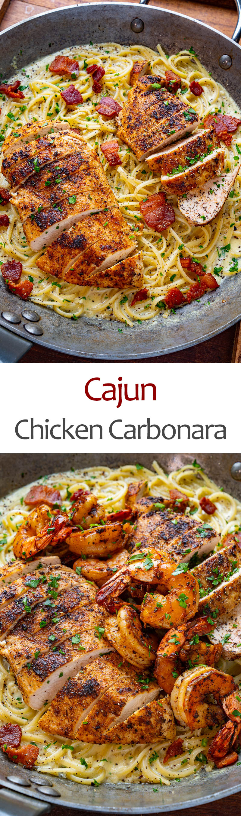 Cajun Chicken Carbonara Cajun Chicken Carbonara