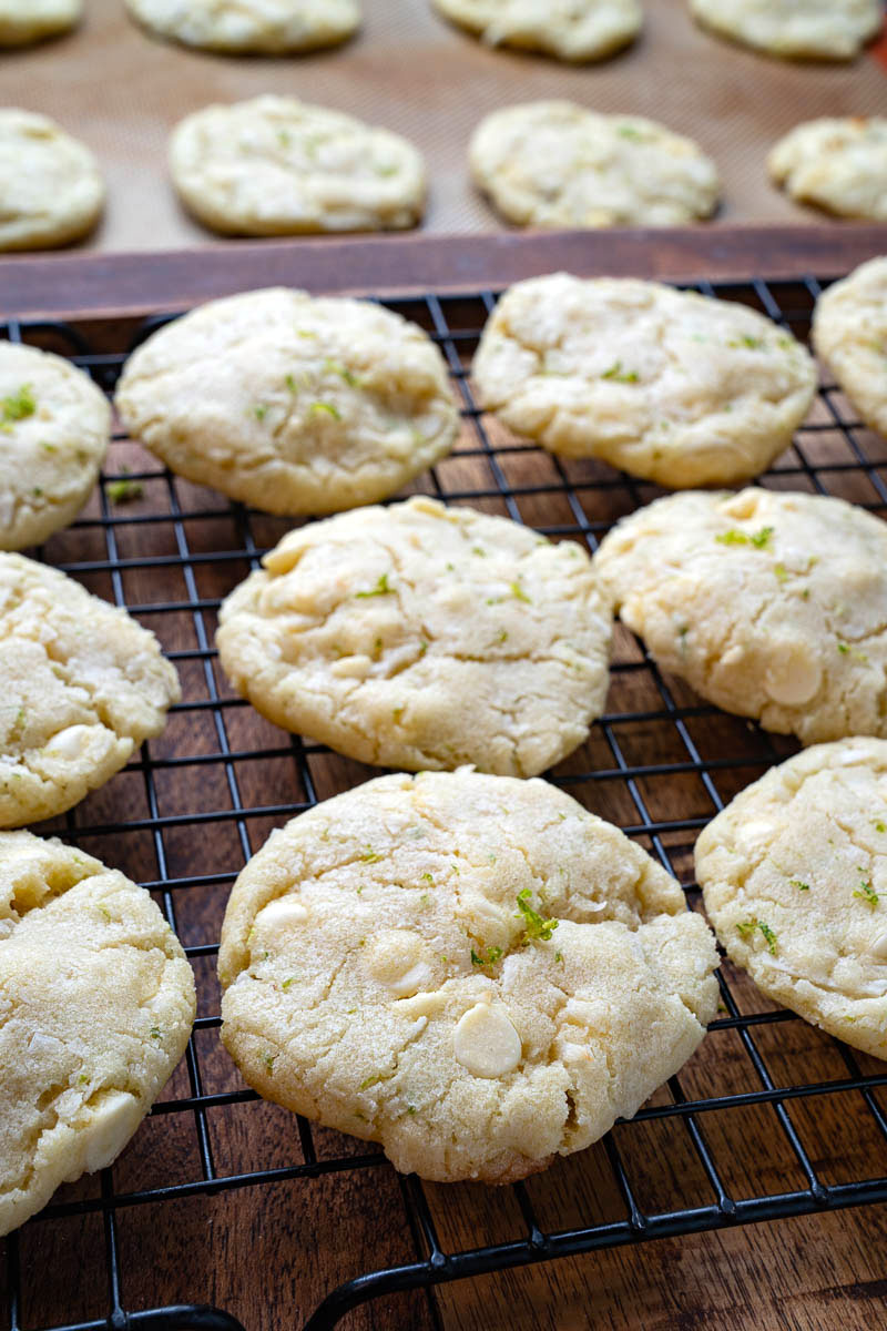 Coconut Lime White Chocolate Chip Cookies Coconut Lime White Chocolate Chip Cookies