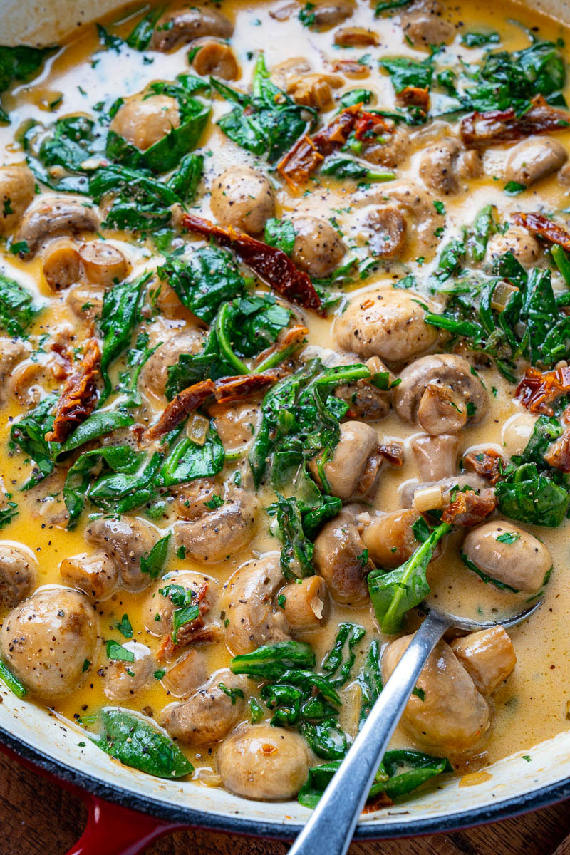 Creamy Tuscan Mushrooms Creamy Tuscan Mushrooms