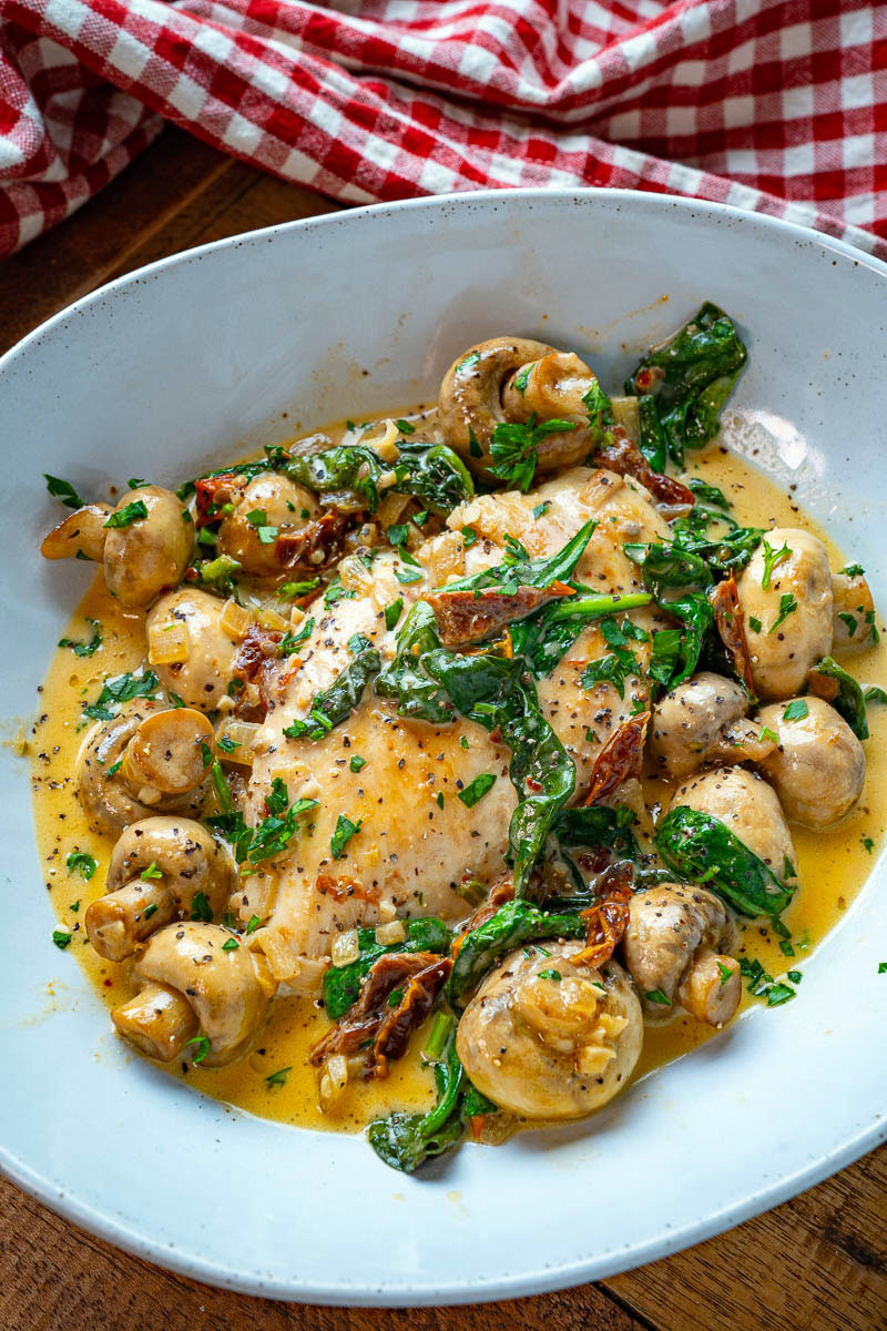 Creamy Tuscan Mushrooms Creamy Tuscan Mushrooms