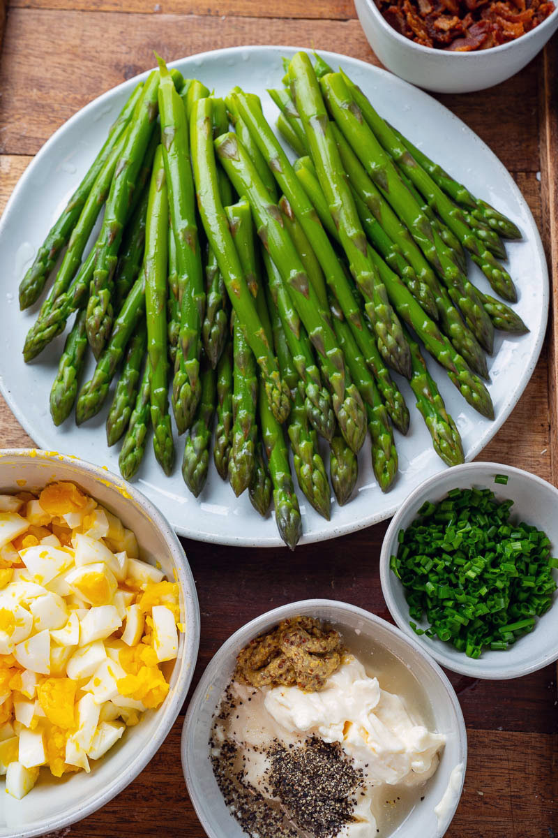 Asparagus Bacon and Egg Salad Asparagus Bacon and Egg Salad