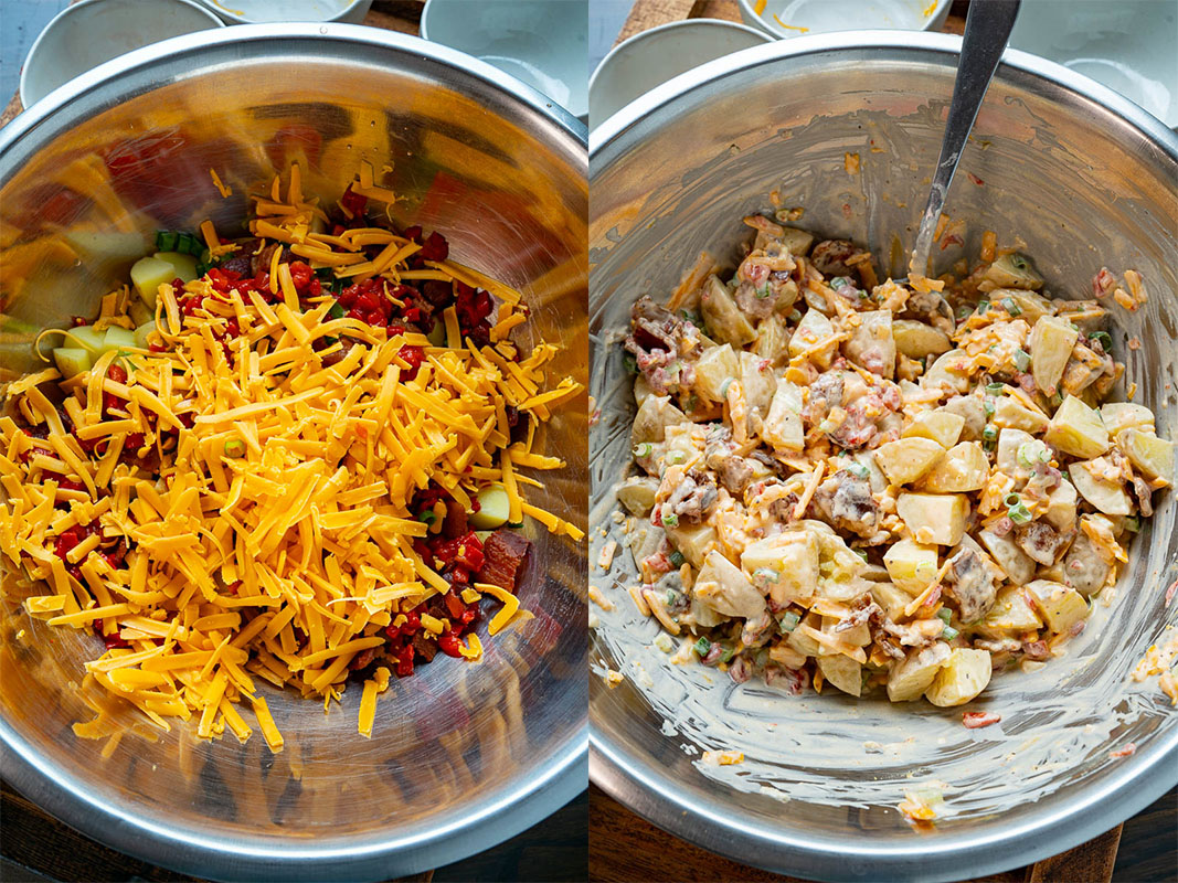 Bacon Pimento Cheese Potato Salad Bacon Pimento Cheese Potato Salad