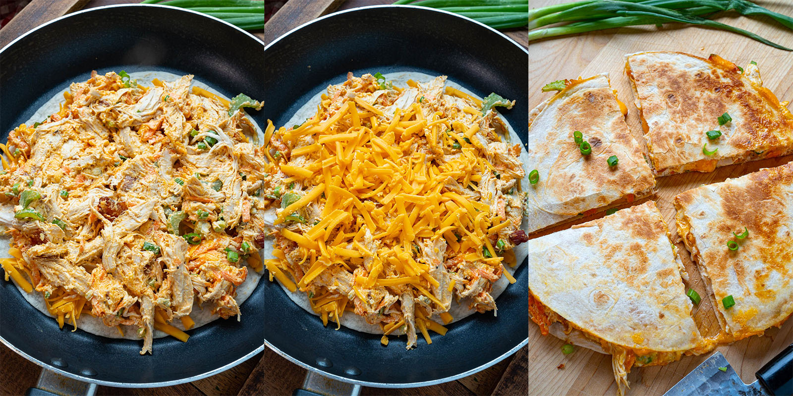 Buffalo Chicken Salad Quesadillas Buffalo Chicken Salad Quesadillas