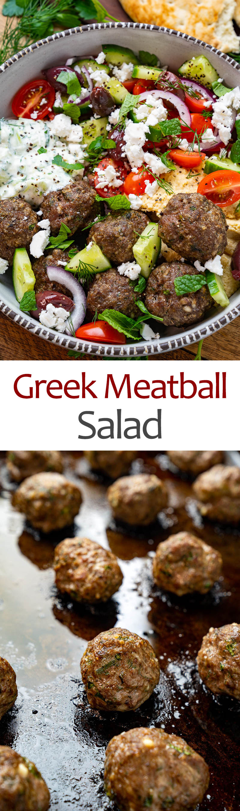 Greek Meatball Salad Greek Meatball Salad