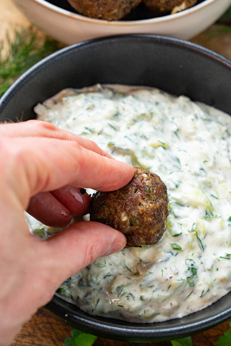 Greek Meatball Salad Greek Meatball Salad