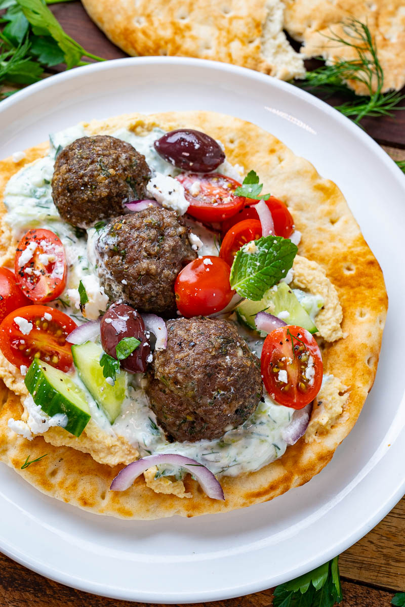 Greek Meatball Gyros Greek Meatball Gyros