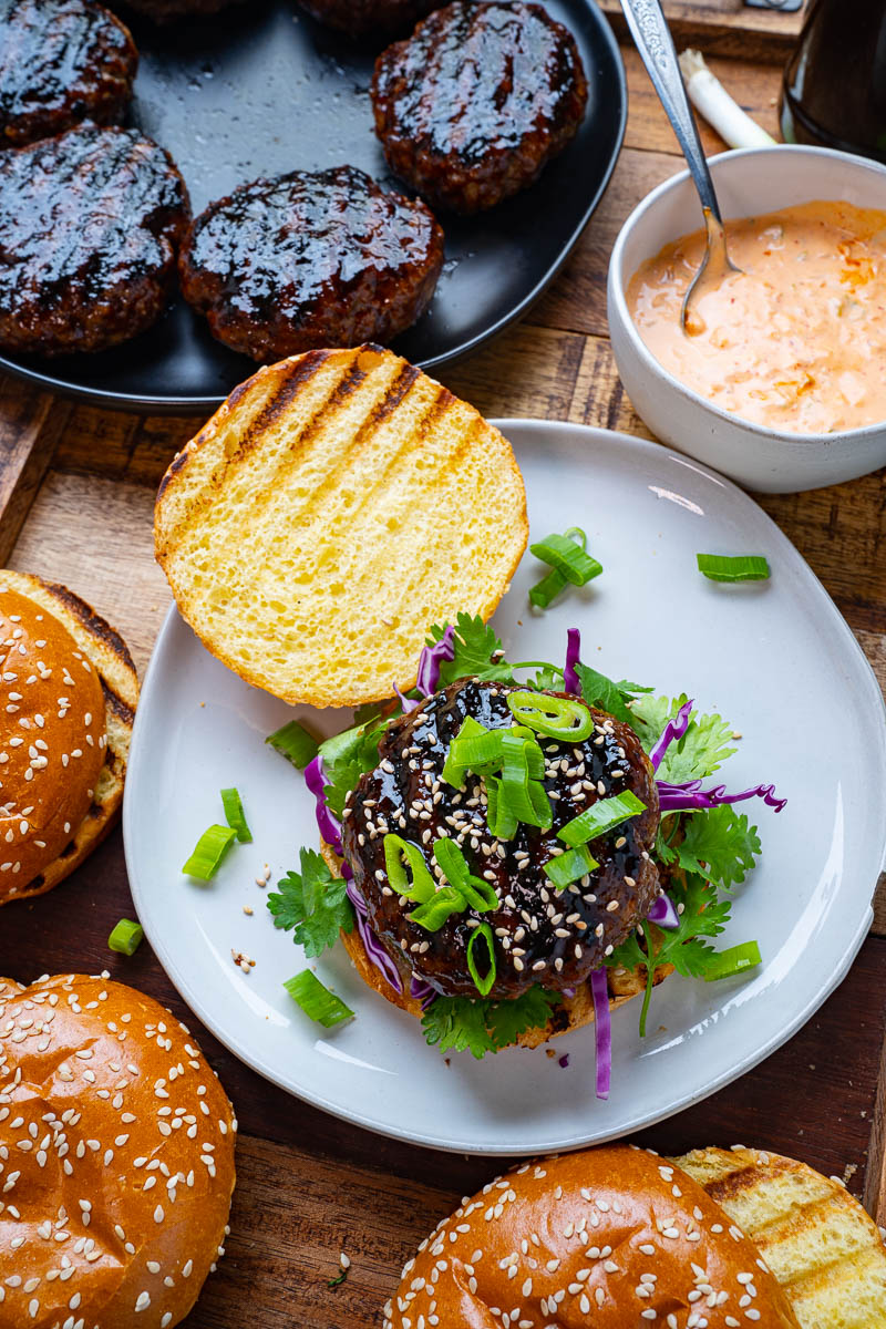 Korean BBQ Burgers Korean BBQ Burgers
