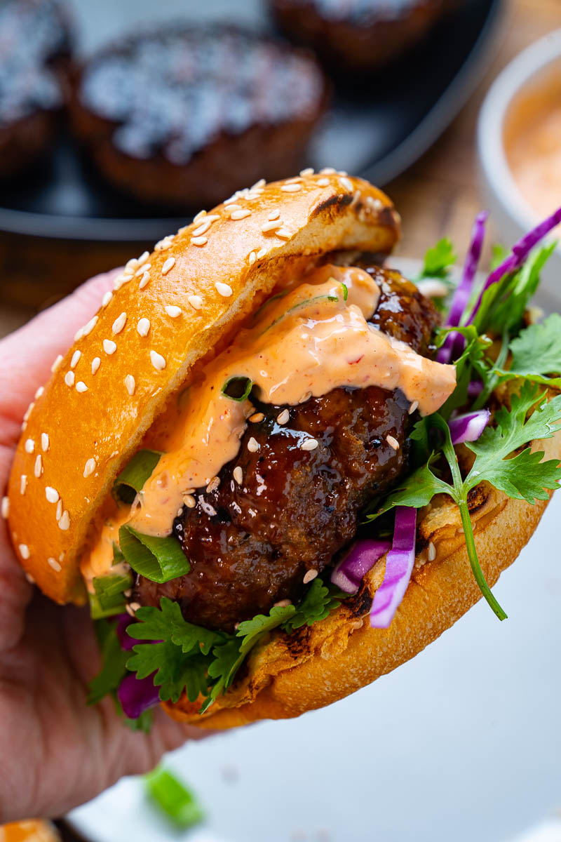 Korean BBQ Burgers