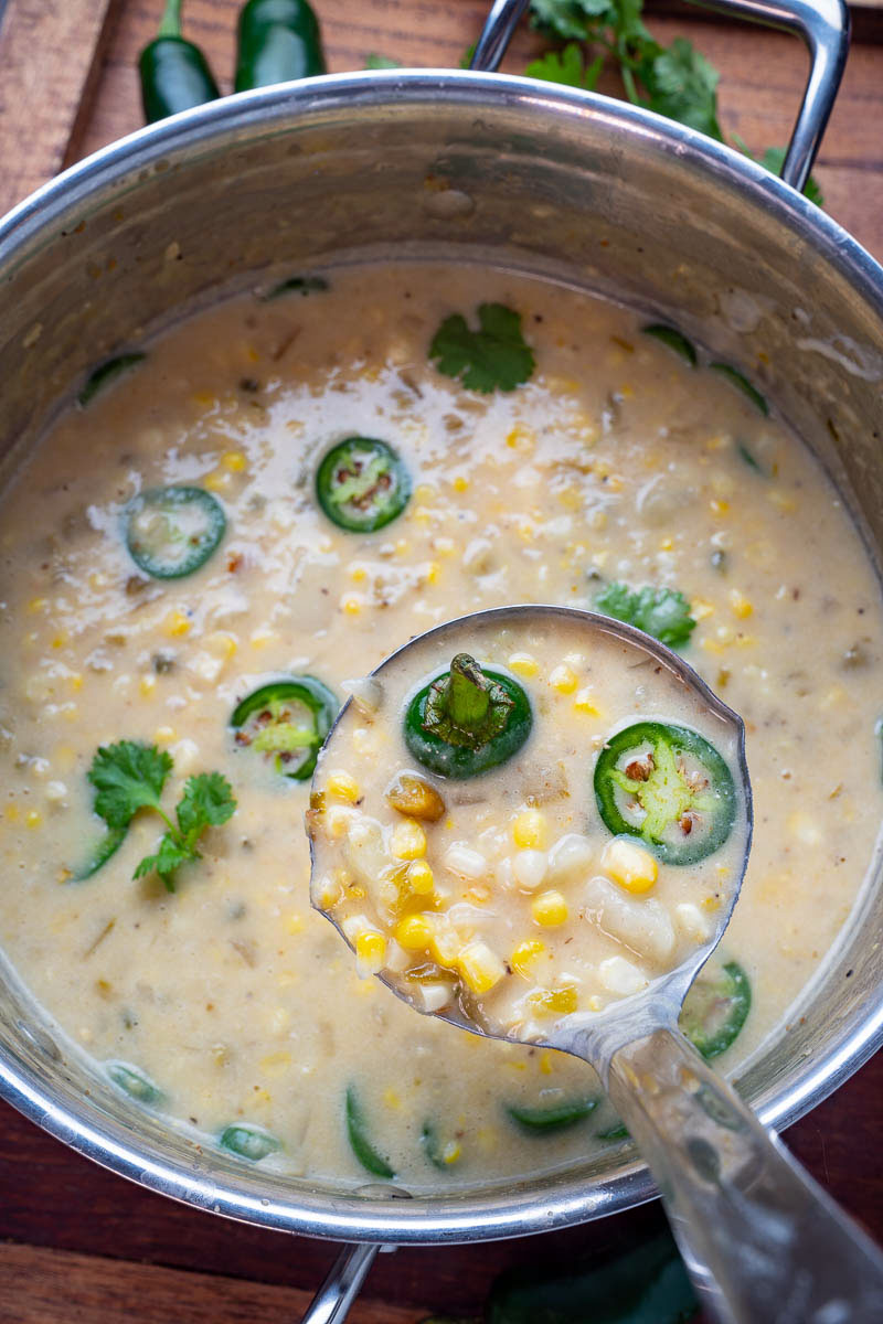 Corn and Jalapeno Chowder Corn and Jalapeno Chowder