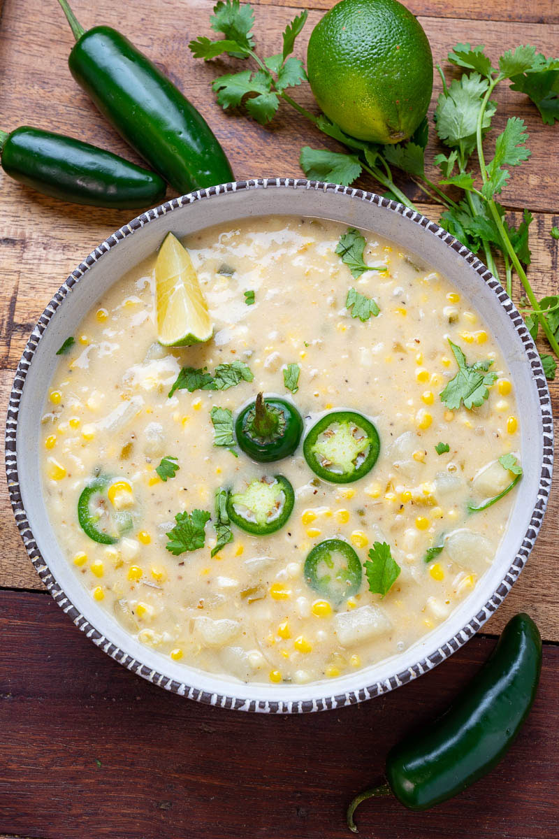 Corn and Jalapeno Chowder Corn and Jalapeno Chowder