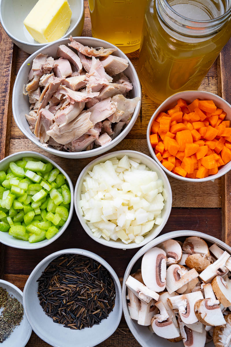 Turkey and Wild Rice Soup Turkey and Wild Rice Soup