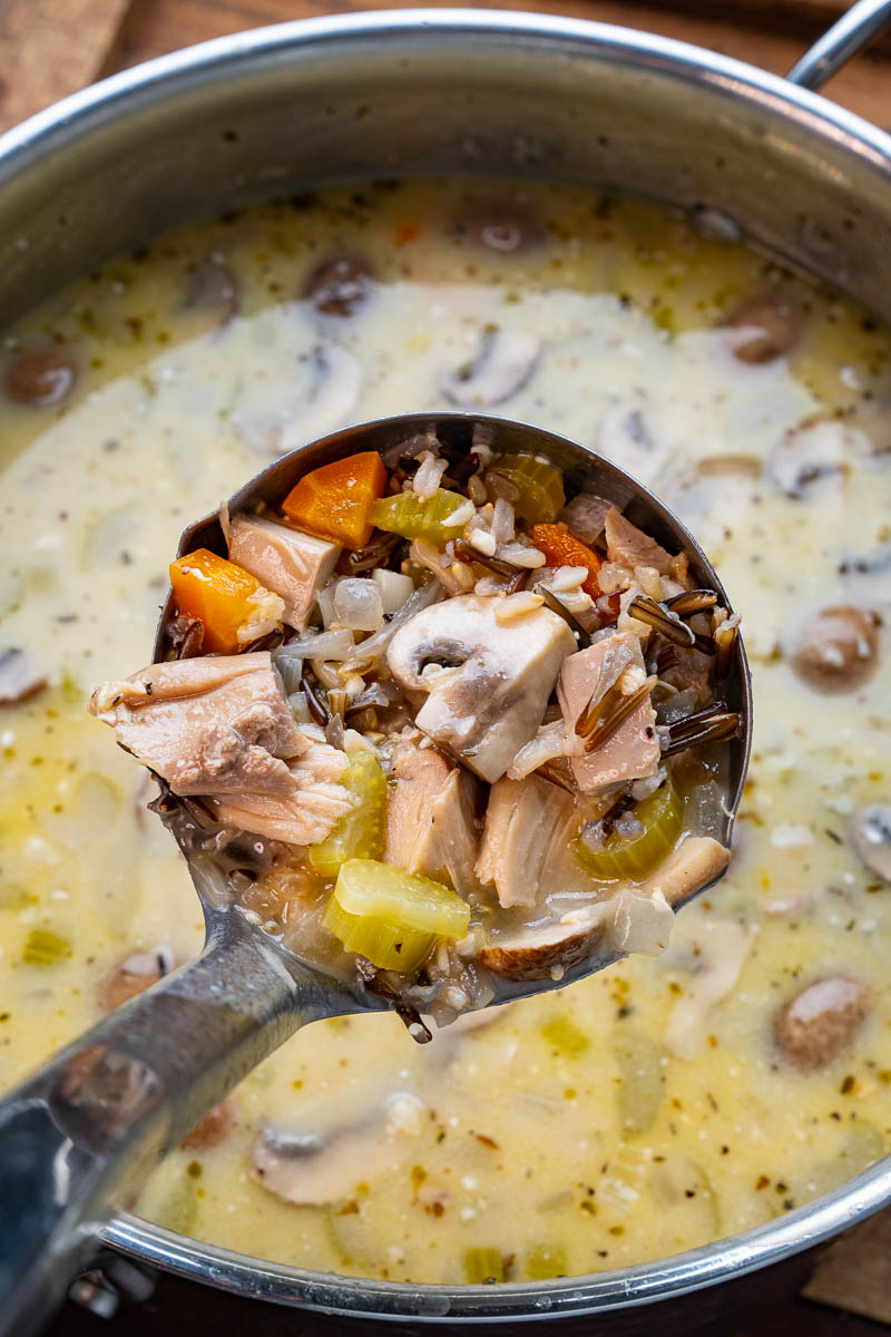 Turkey and Wild Rice Soup Turkey and Wild Rice Soup