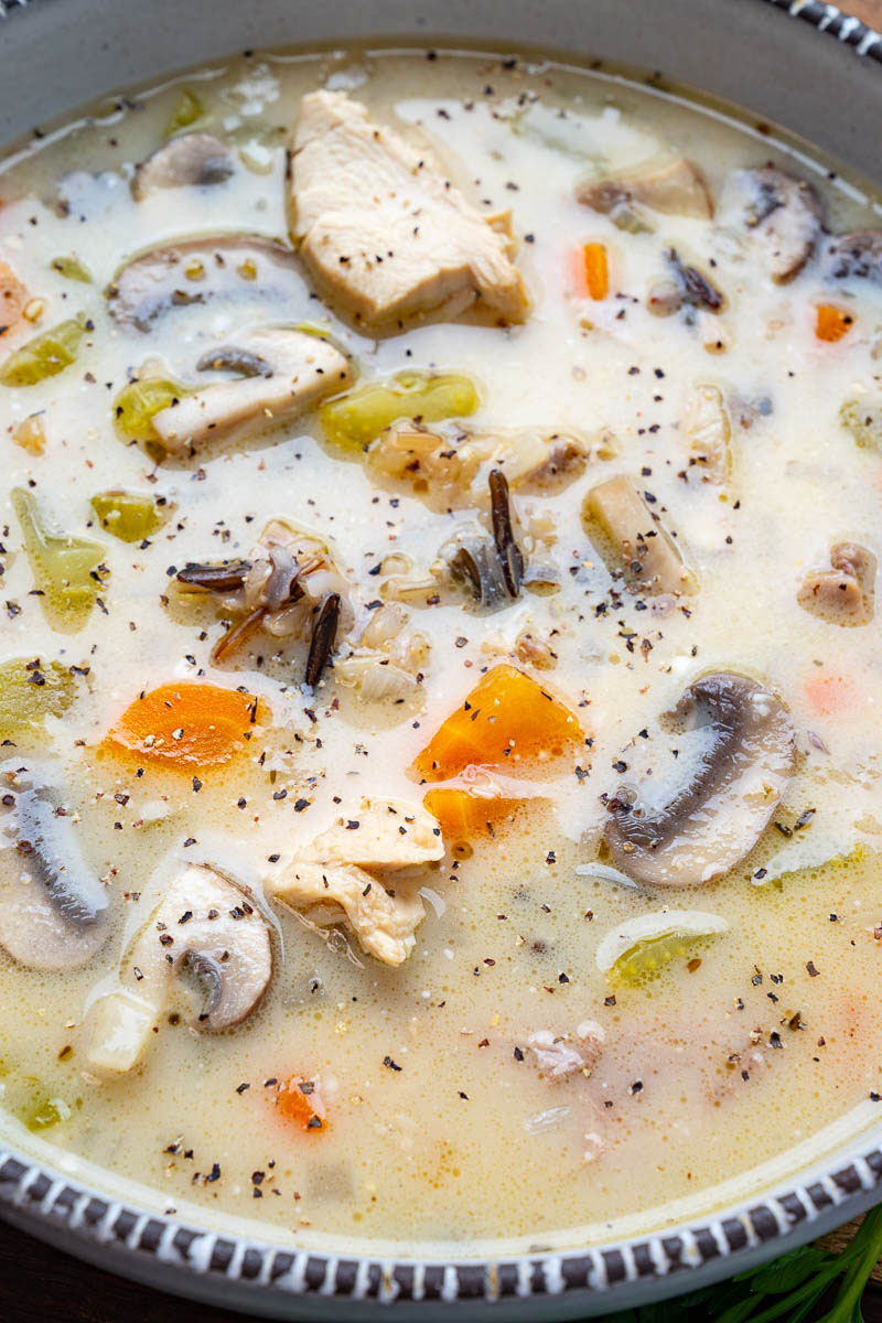 Turkey and Wild Rice Soup Turkey and Wild Rice Soup