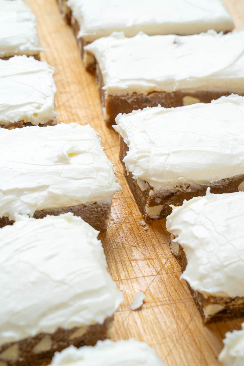 White Chocolate Chip Gingerbread Bars White Chocolate Chip Gingerbread Bars