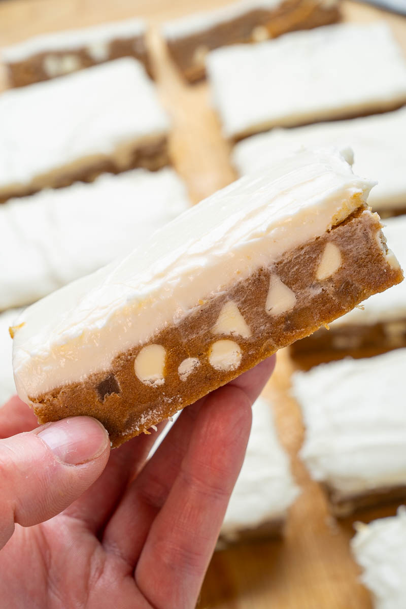 White Chocolate Chip Gingerbread Bars White Chocolate Chip Gingerbread Bars