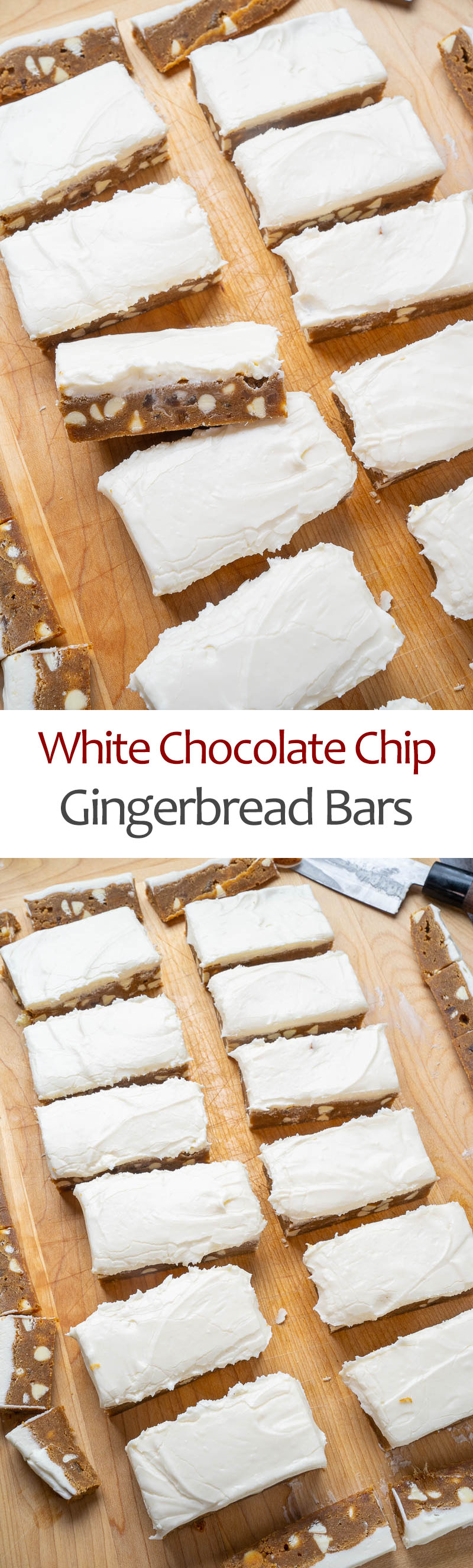 White Chocolate Chip Gingerbread Bars White Chocolate Chip Gingerbread Bars