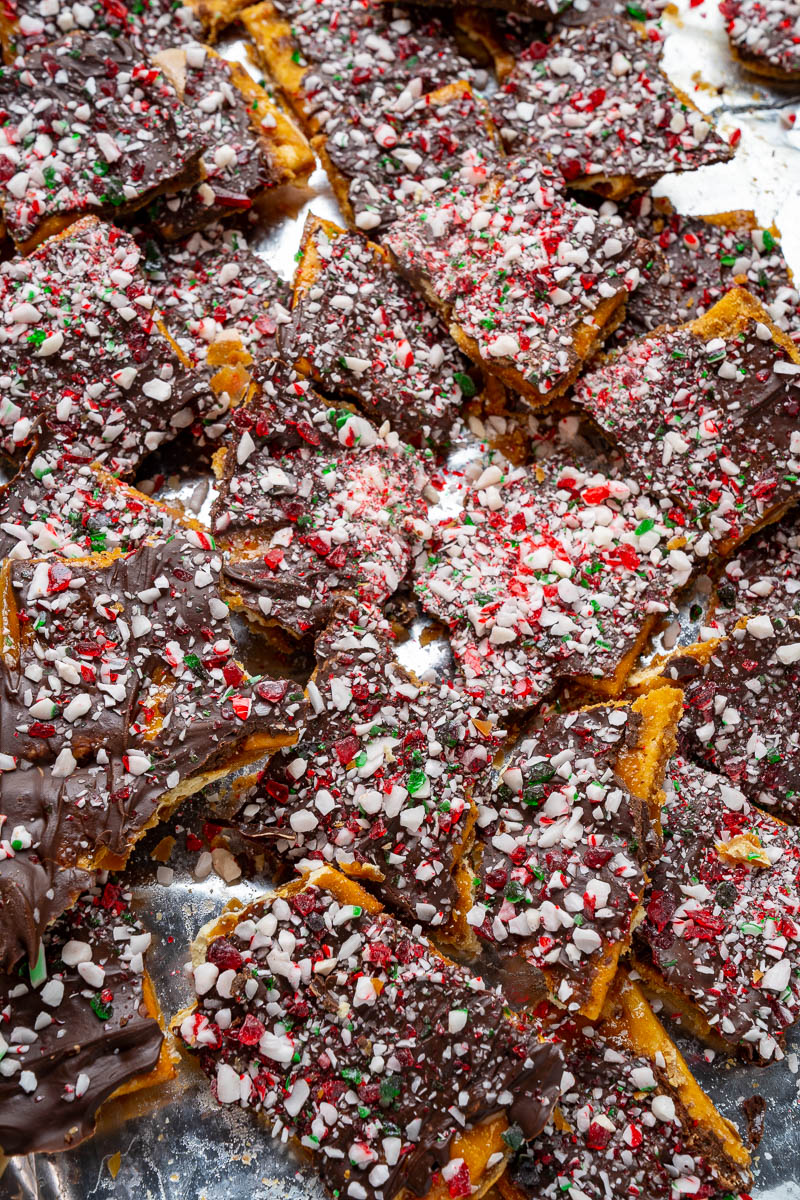 Chocolate Cracker Toffee Chocolate Cracker Toffee