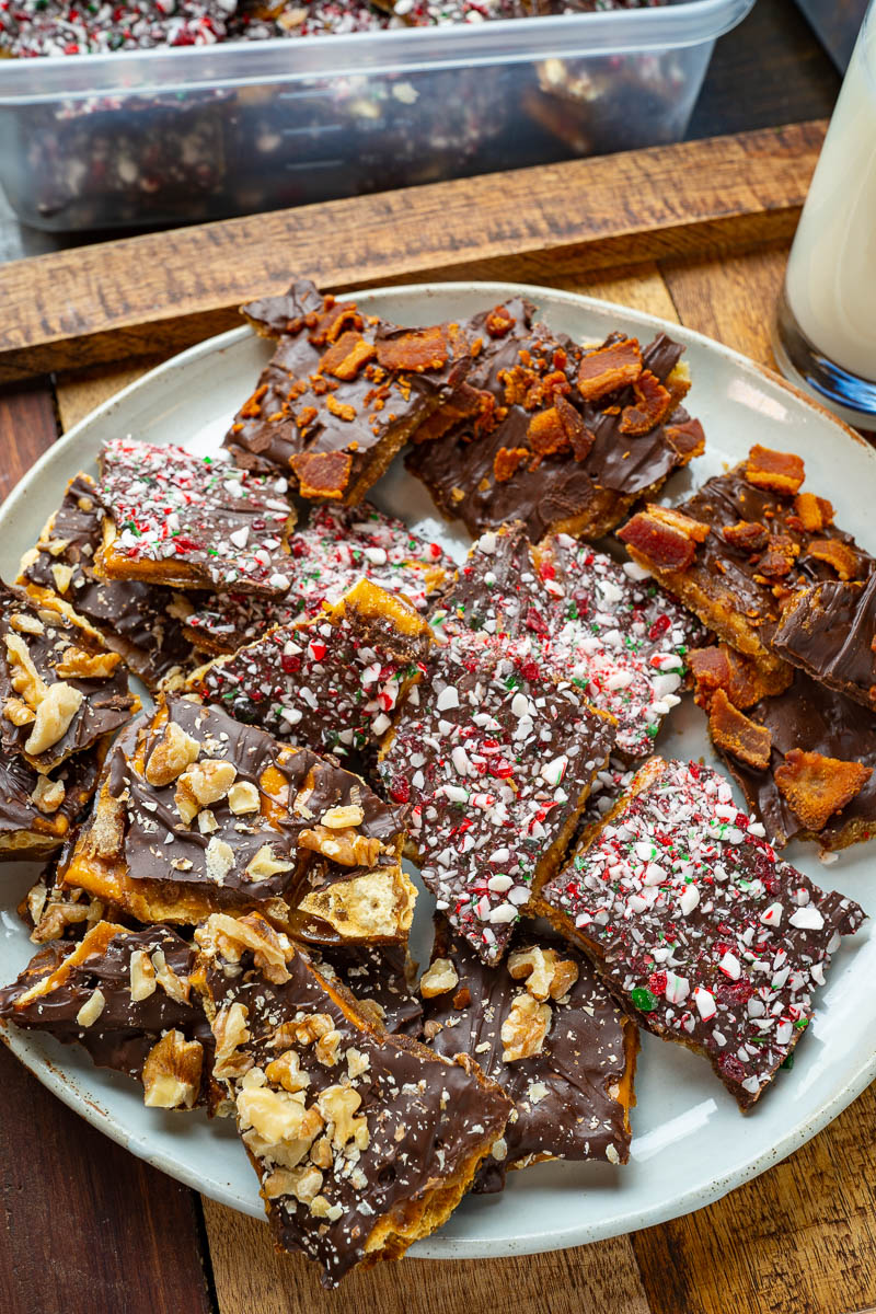 Chocolate Cracker Toffee