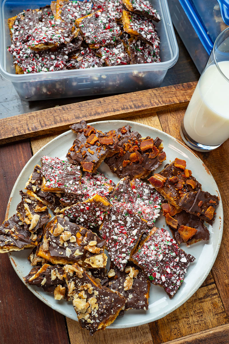 Chocolate Cracker Toffee Chocolate Cracker Toffee