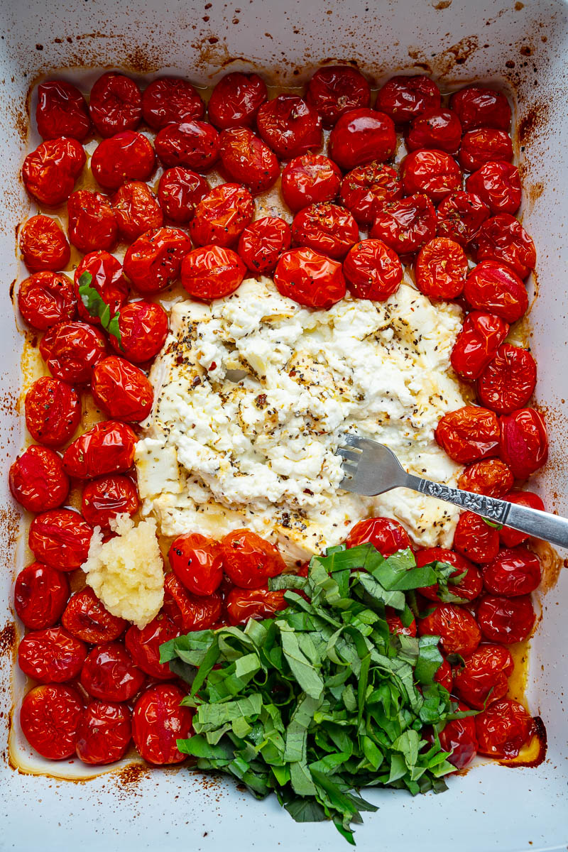 Baked Tomato and Feta Pasta Baked Tomato and Feta Pasta