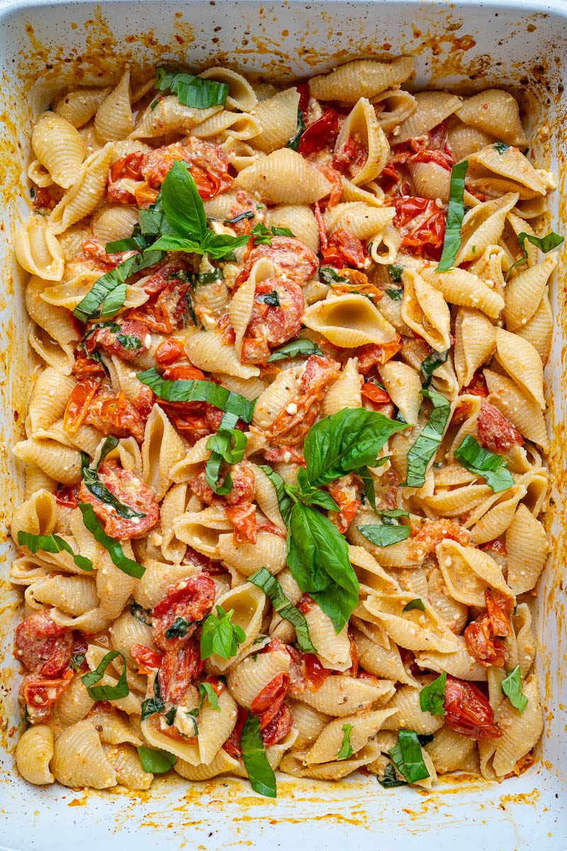 Baked Tomato and Feta Pasta Baked Tomato and Feta Pasta