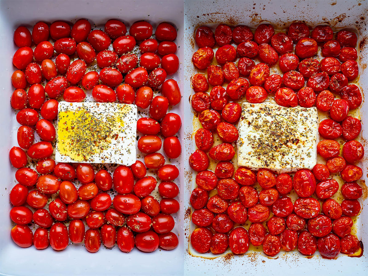 Baked Tomato and Feta Pasta Baked Tomato and Feta Pasta