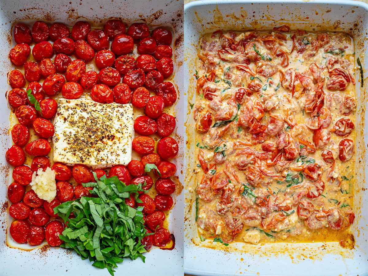 Baked Tomato and Feta Pasta Baked Tomato and Feta Pasta