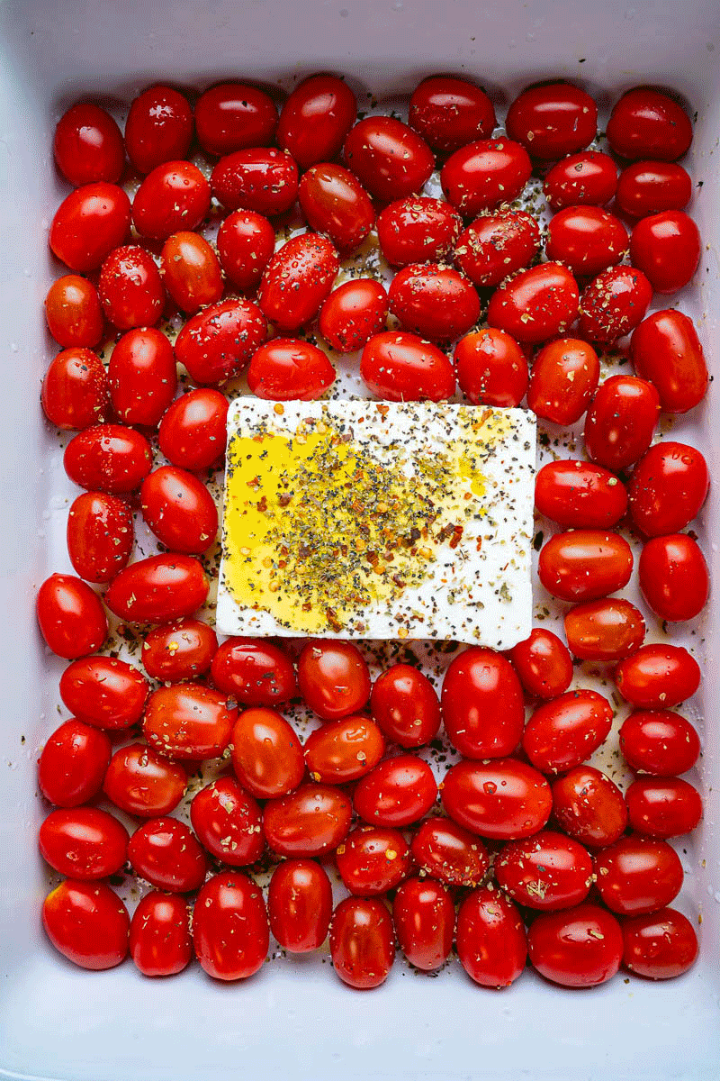 Baked Tomato and Feta Pasta Baked Tomato and Feta Pasta